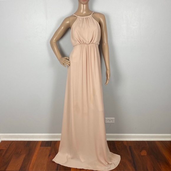 SHOW ME YOUR MUMU PINK OPEN BACK MAXI DRESS - Picture 2 of 11